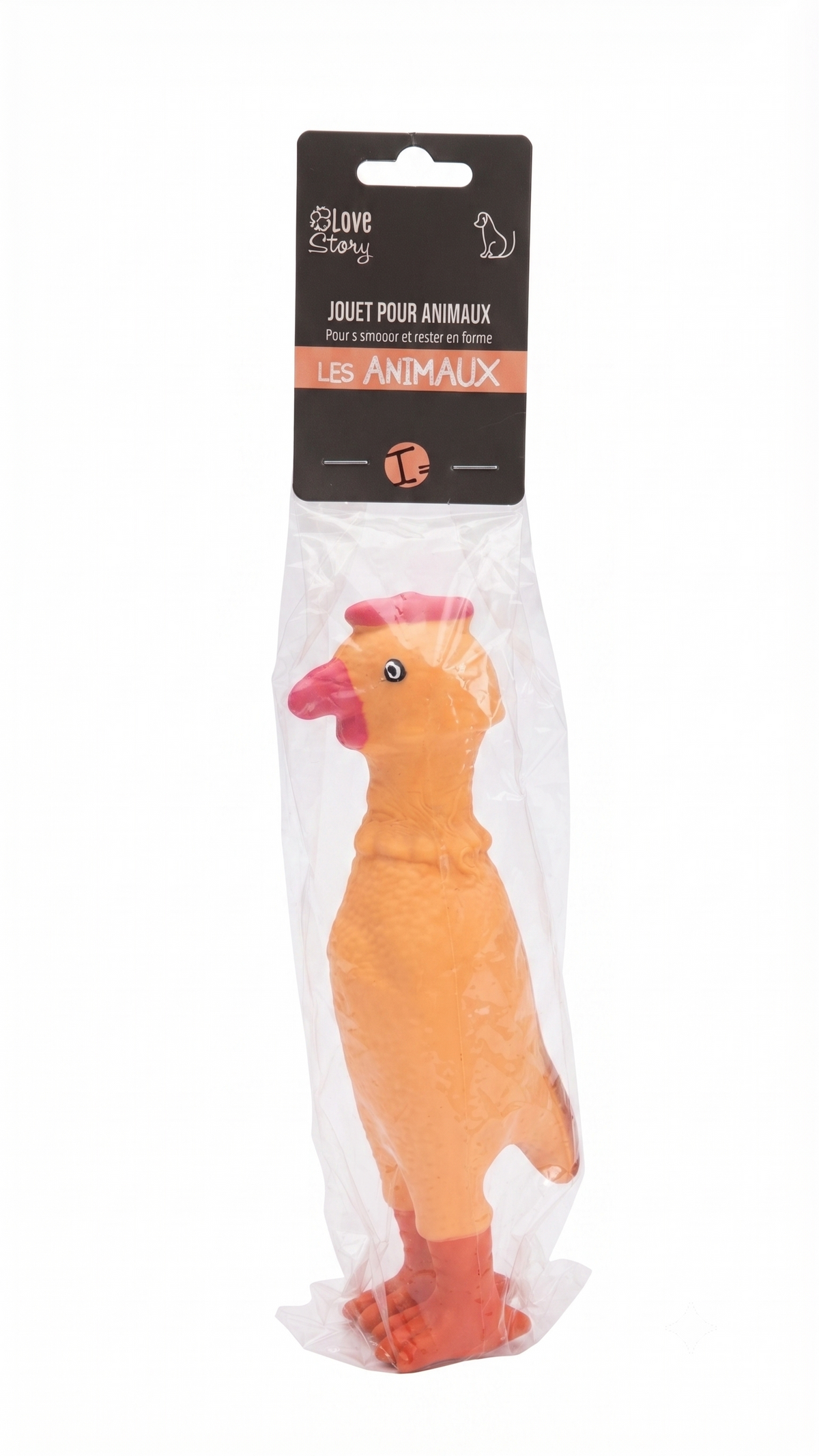 Pollo de Hule Chillón Juguete para Perro con Sonido
