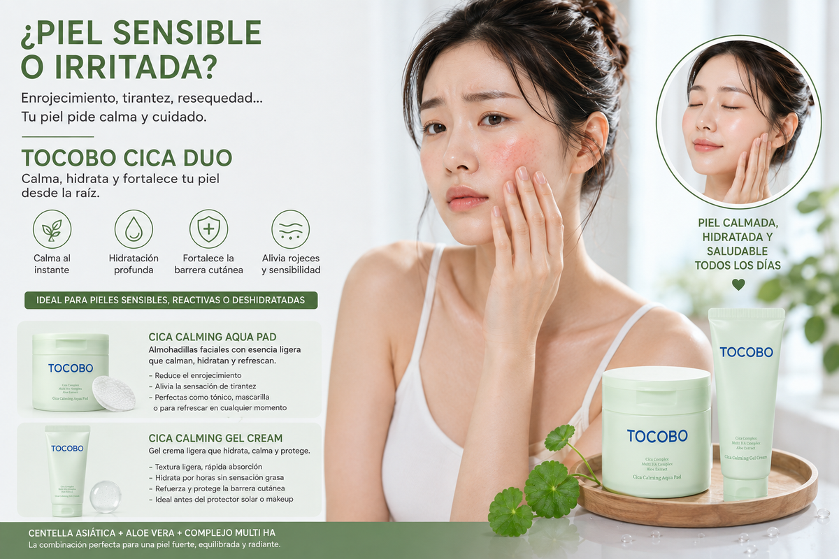 Tocobo Cica Calming Care Aqua Pad Coreano Vegano