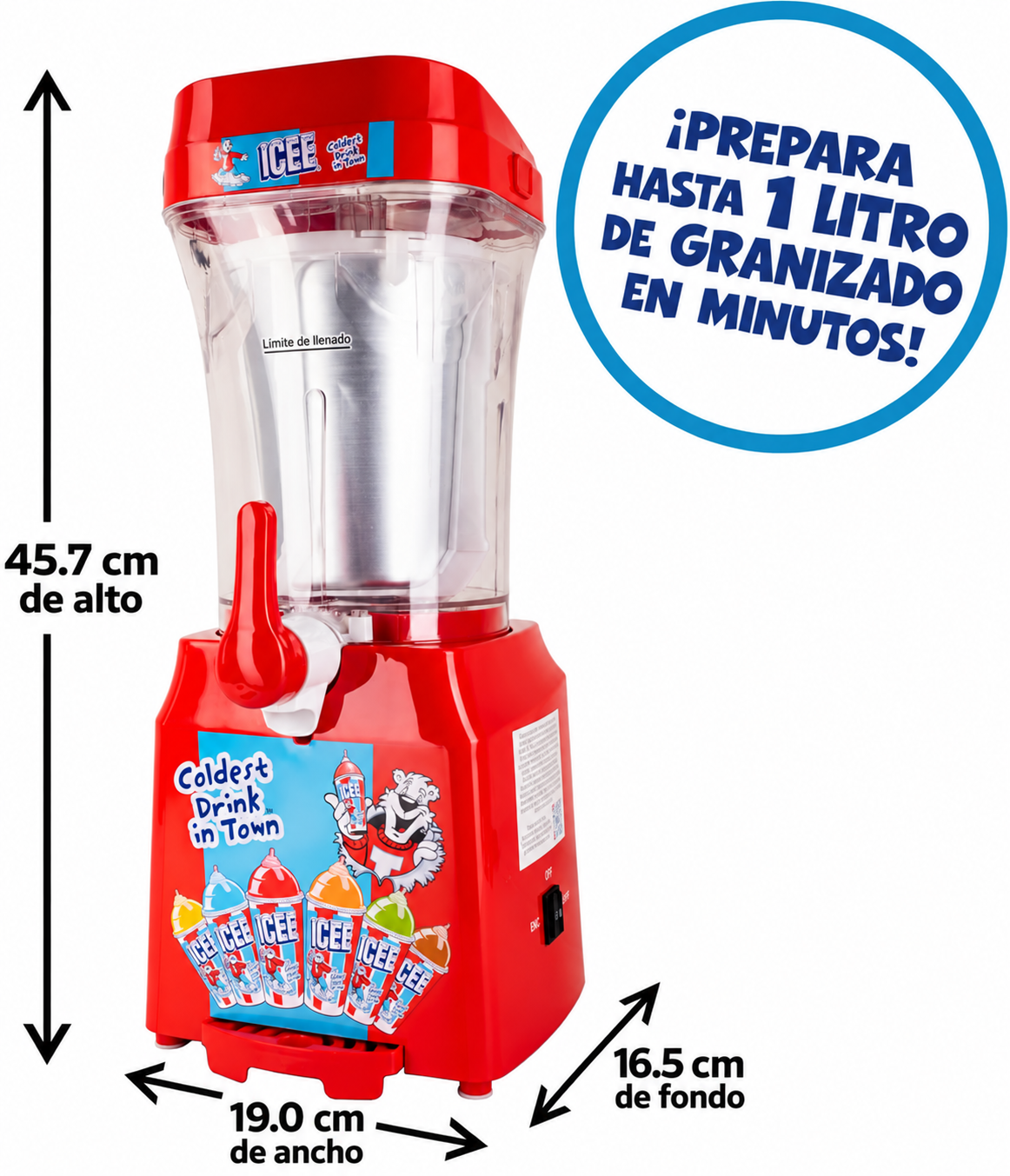 Máquina Icee Original para Slushie y Frappé