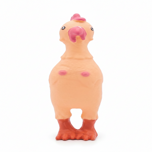 Pollo de Hule Chillón Juguete para Perro con Sonido