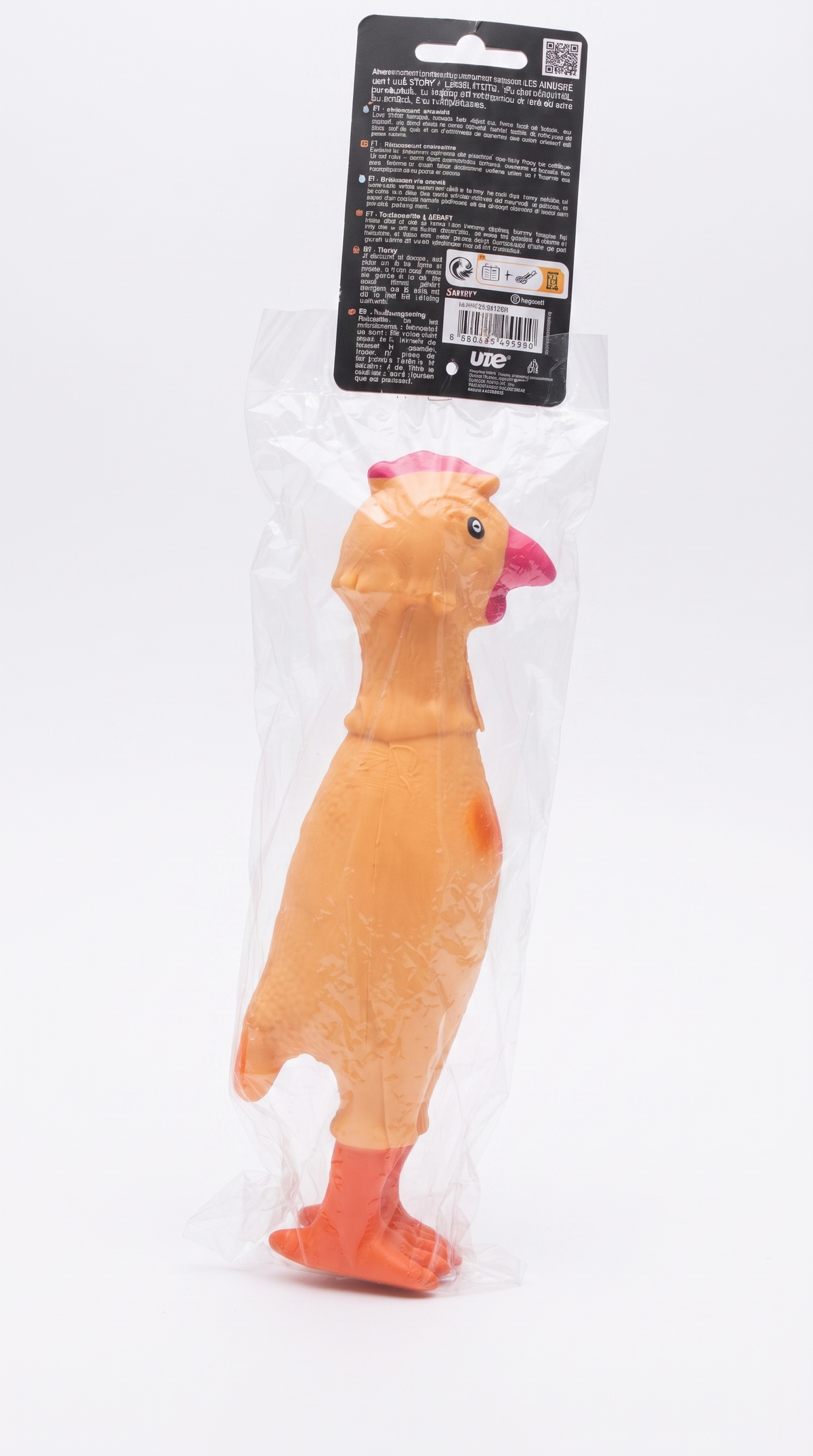 Pollo de Hule Chillón Juguete para Perro con Sonido
