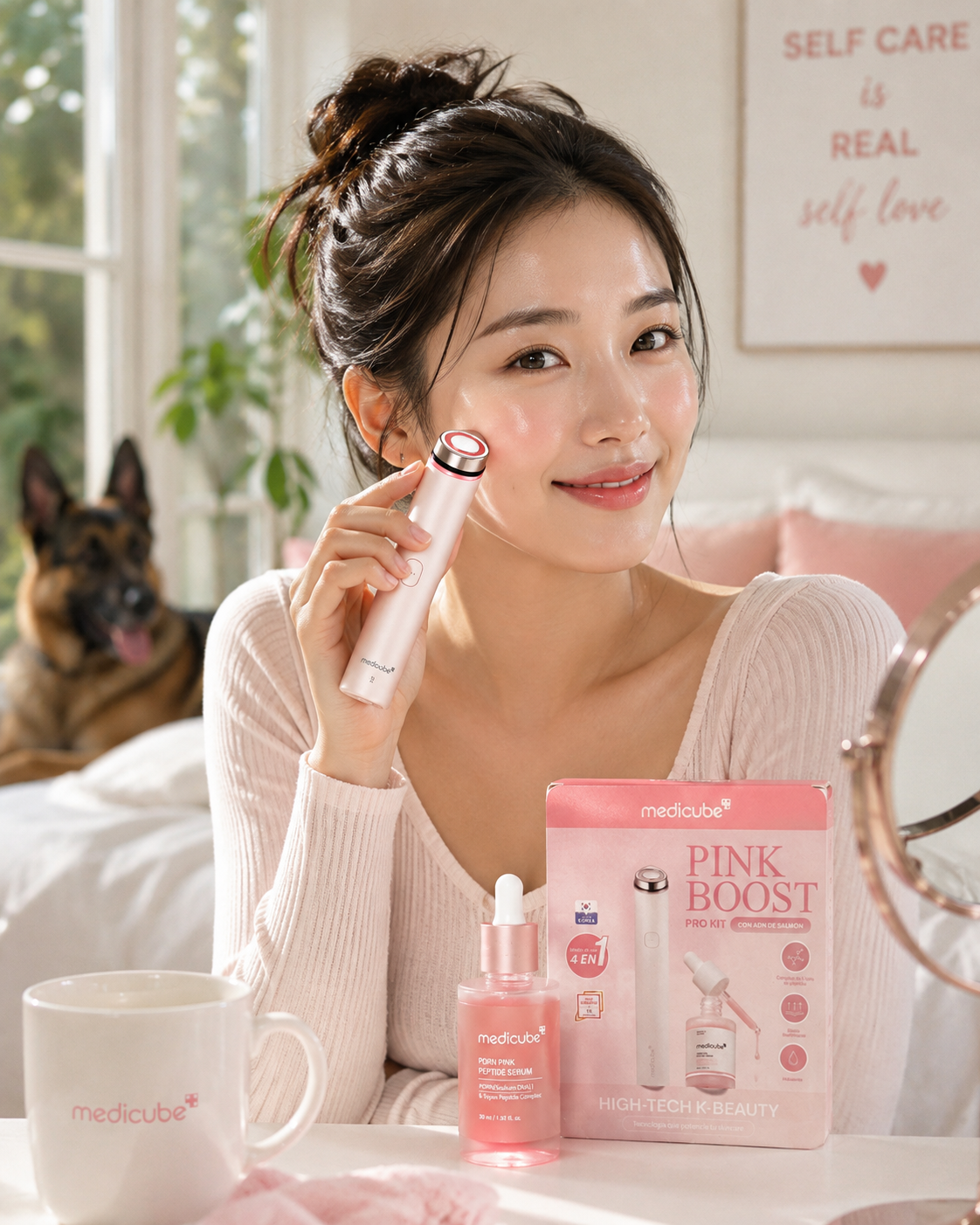 Medicube Pink Boost Pro Kit + Serum K-Beauty