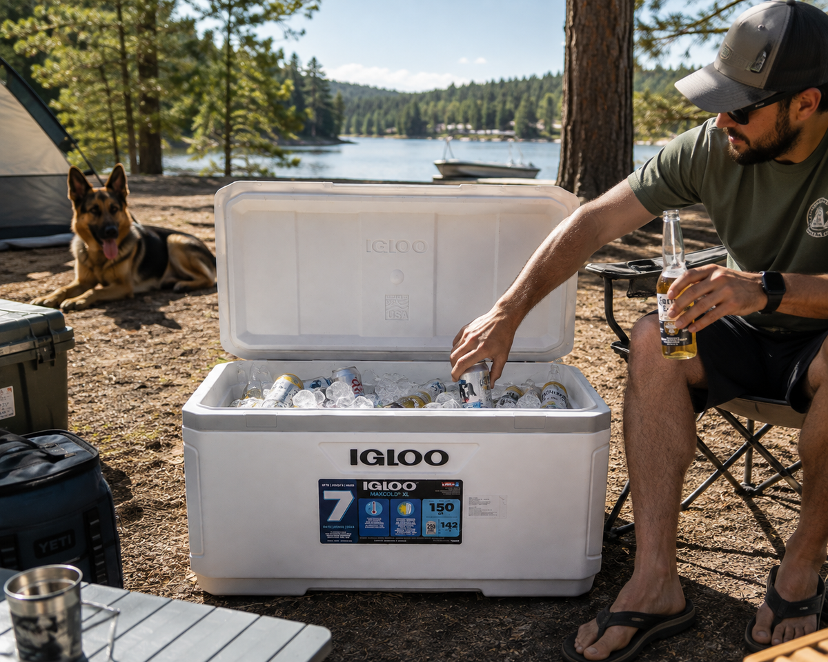 Hielera Igloo MaxCold XL 142 Litros / 256 Latas