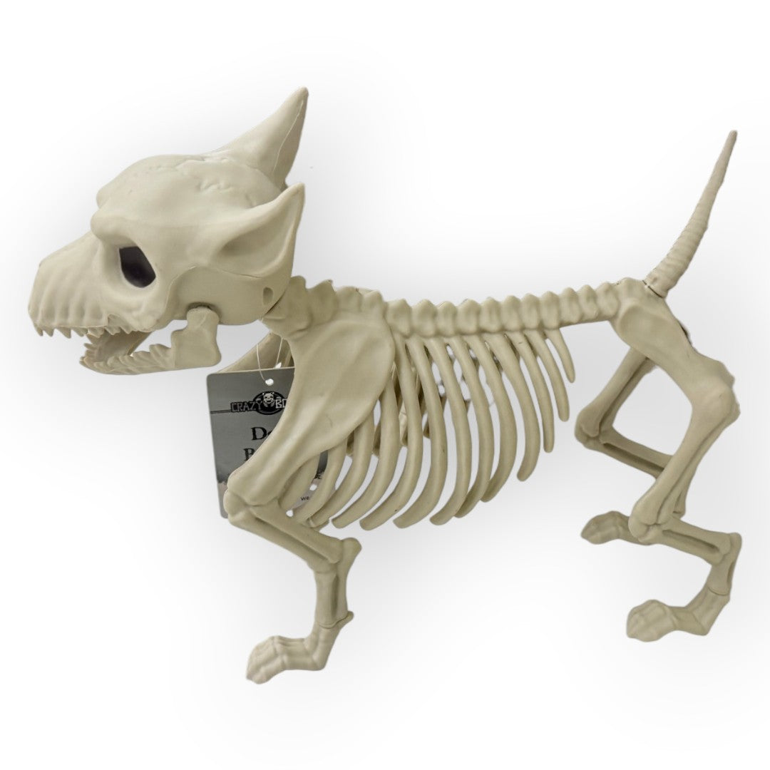 Figura Decorativa Perro Esqueleto Halloween y Día de Muertos