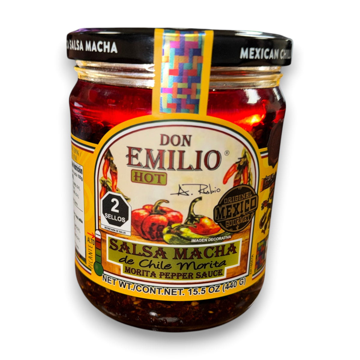 Salsa Macha Don Emilio Chile Morita 440 g