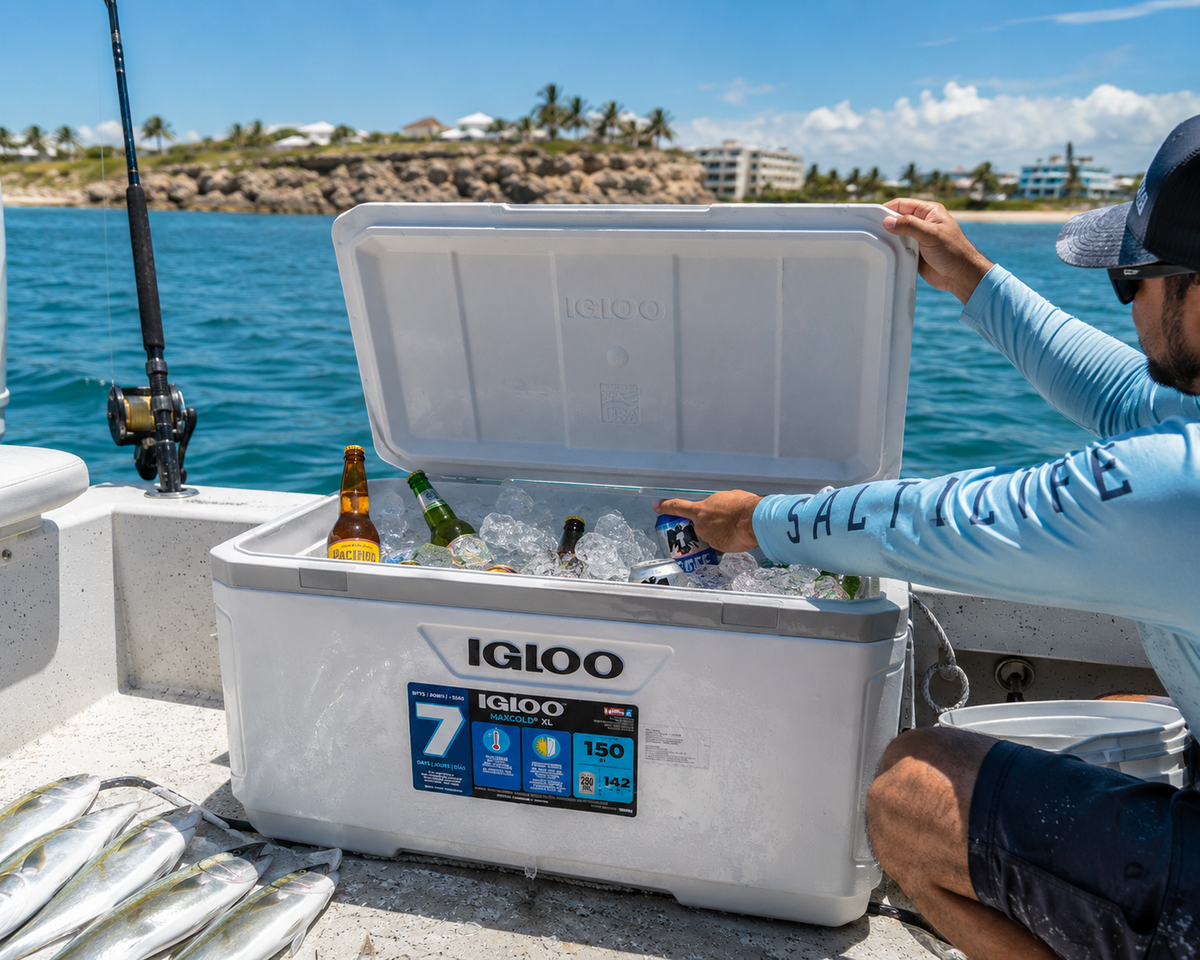 Hielera Igloo MaxCold XL 142 Litros / 256 Latas