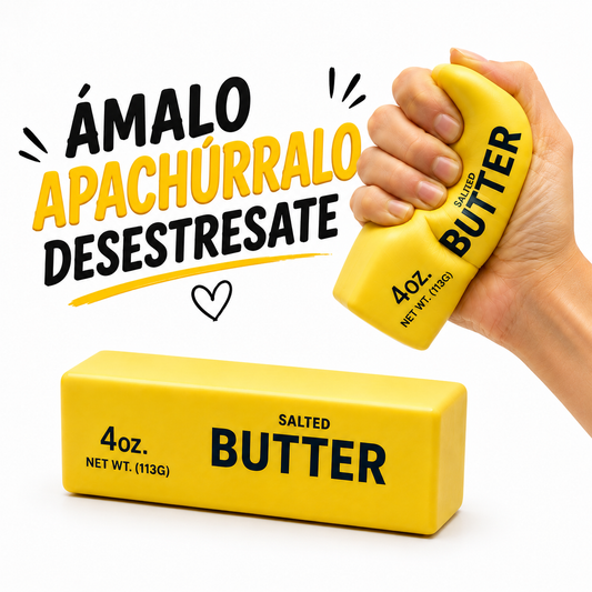 Butter Mantequilla Juguete Antiestrés Sensorial Squishy