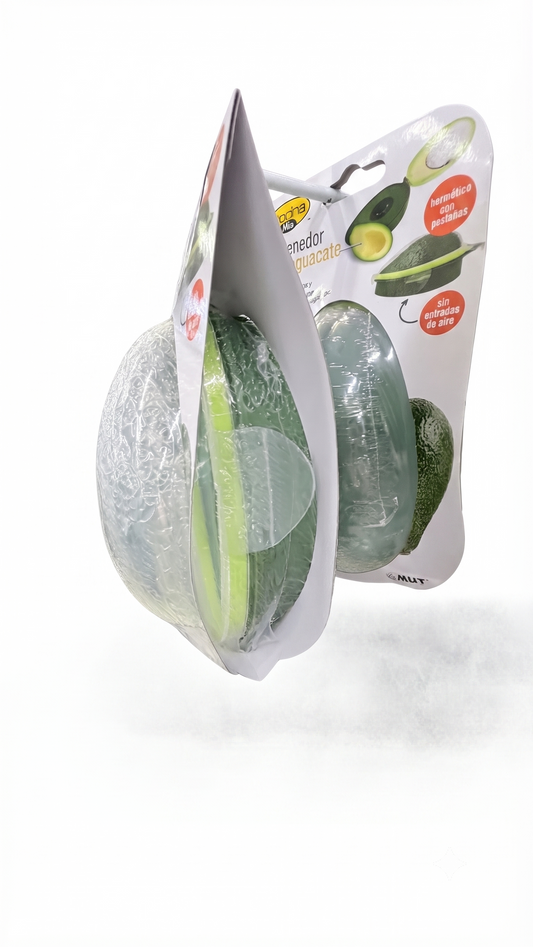 Contenedor Hermético para Aguacate Verde